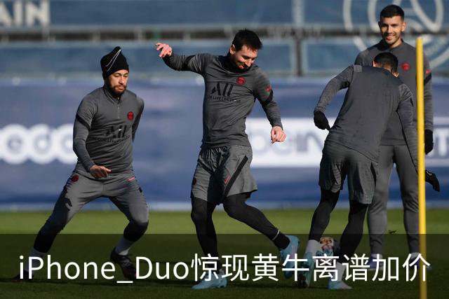 iPhone Duo惊现黄牛离谱加价